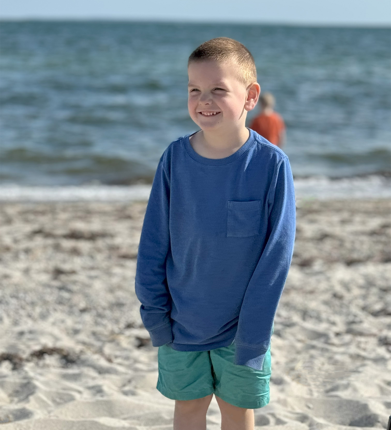 Pic of Charlie at the Beach